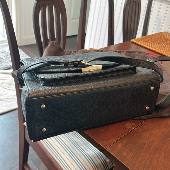 New Kate Spade Carolyna Pine Grove Way Black Satchel Bag - Picture 9 of 13